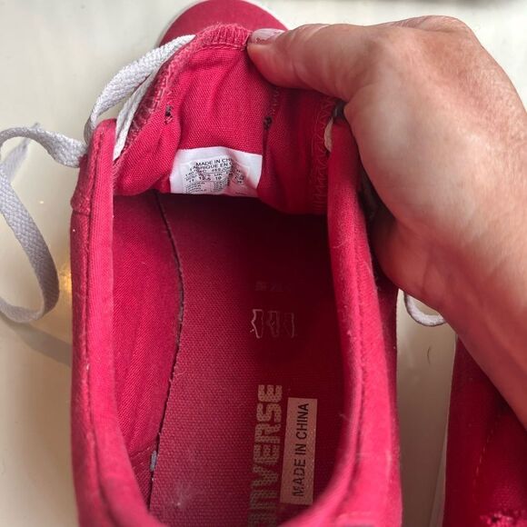 Converse Men’s All-Stars Red Canvas - Picture 6 of 8